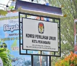 Kantor KPU Kota Pekanbaru (foto/int)